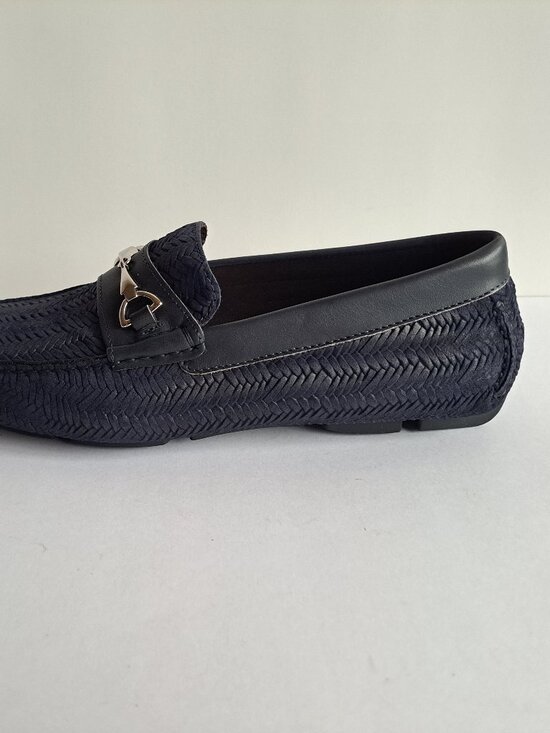 NEW Montemario Men\'s Blue Suede Leather Slip on Loafers Moccasin Shoes main image 9
